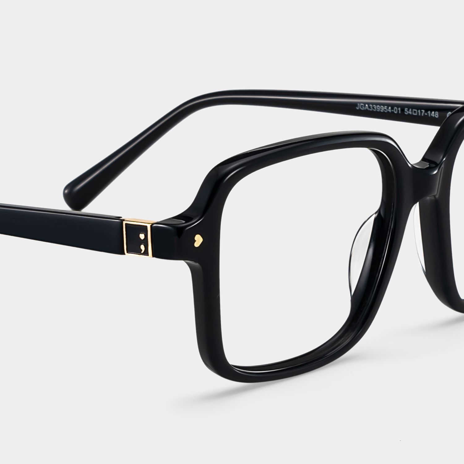 Talia Schwarz Quadratisch Brille7