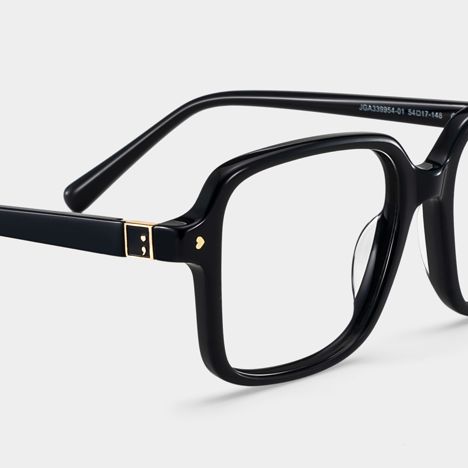 Talia Schwarz Quadratisch Brille5