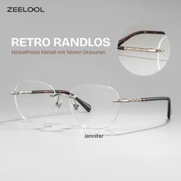 Jennifer Silber Rund Brille0