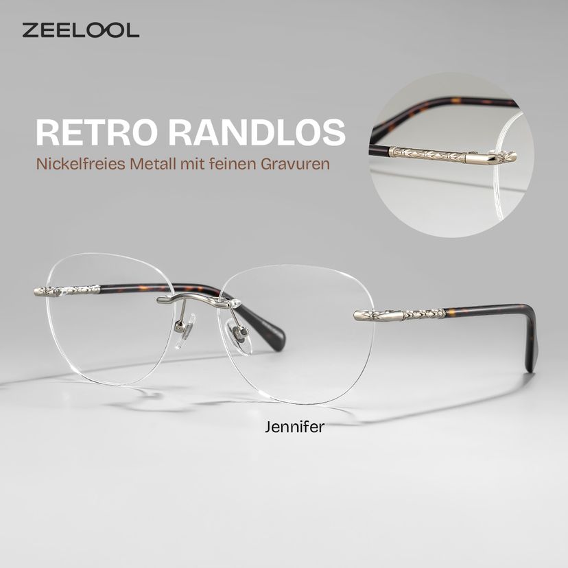 Jennifer Silber Rund Brille