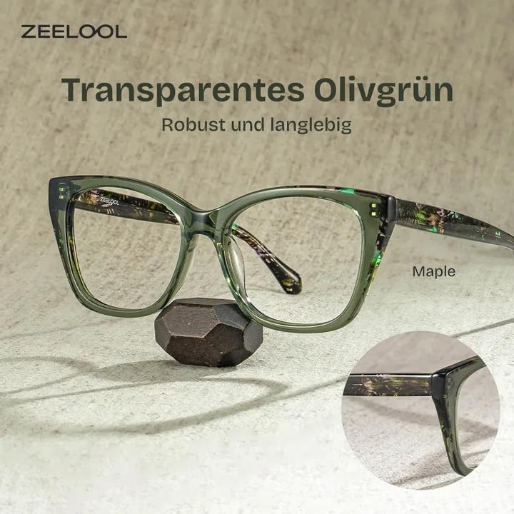 Maple Grün Schmetterling Brille0