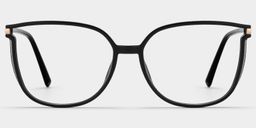 Walden Schwarz Cateye Brille0