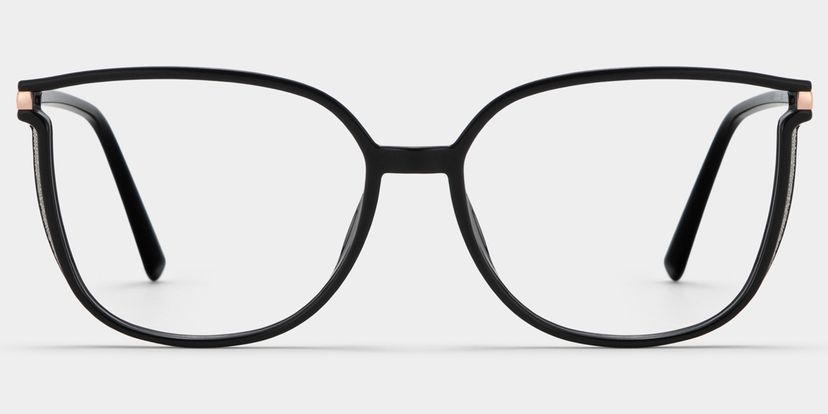 Walden Schwarz Quadratisch Brille