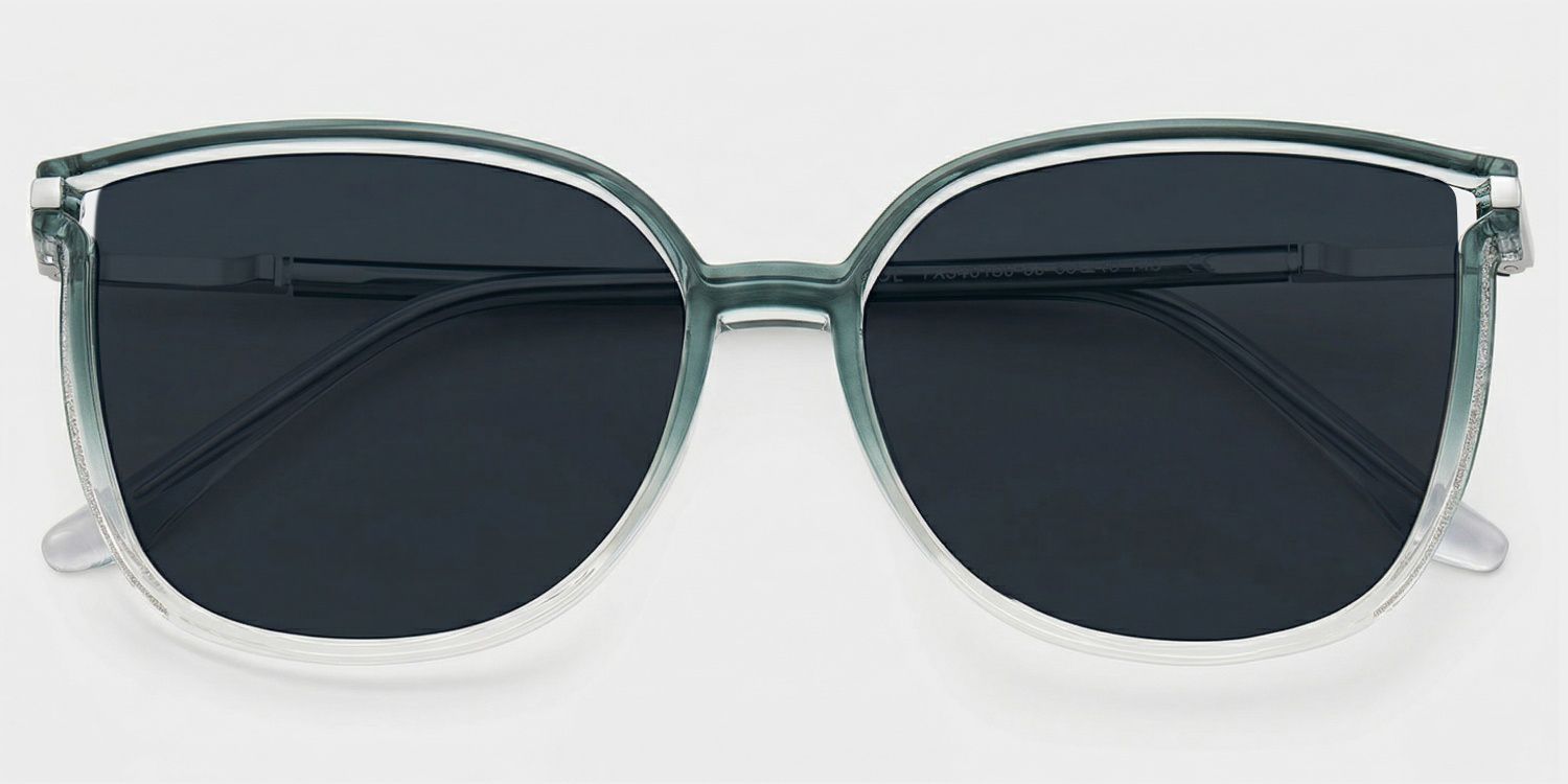 Walden Graugrün Square Polarisierte Sonnenbrille zum Autofahren | ZEELOOL1