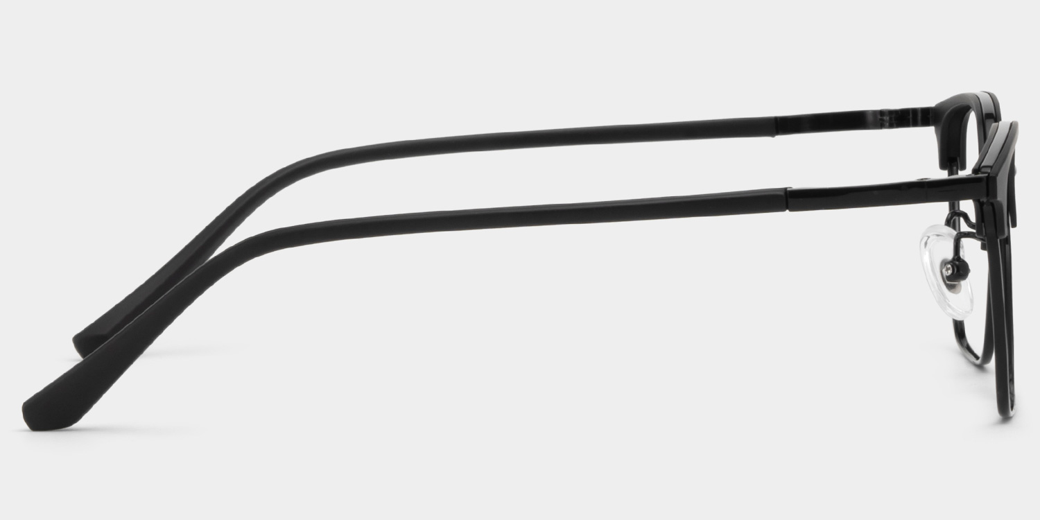 Tait Schwarz Rechteckig Brille4