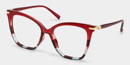Lamar Rot Schmetterling Brille4