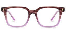 Pagel Lila Rechteckig Brille1