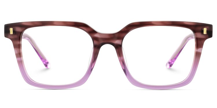 Pagel Lila Rechteckig Brille