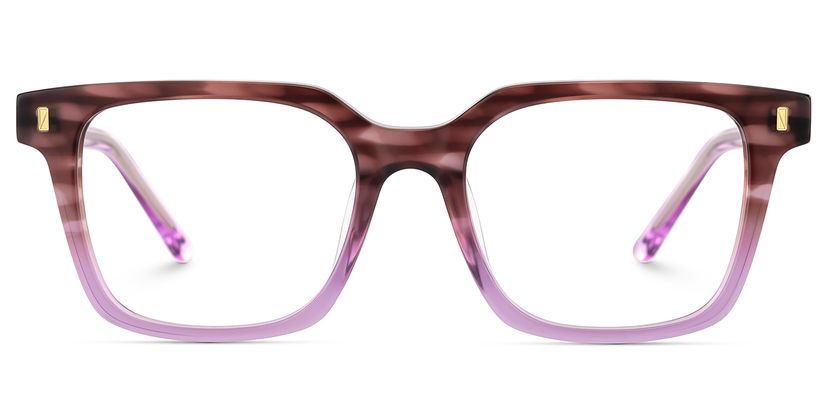 Pagel Lila Rechteckig Brille