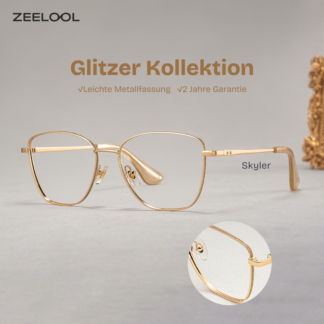 Skyler Gold Schmetterling Brille1