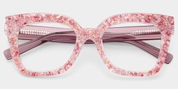 Renata Rosa Quadratisch Brille3