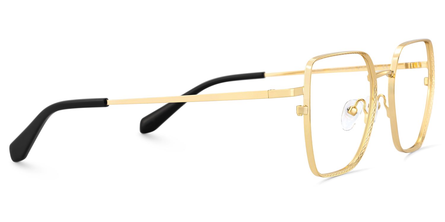 Fife Gold Geometrisch Brille3