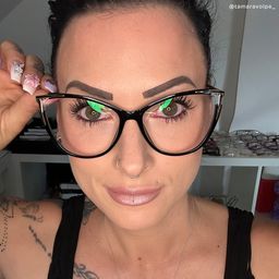 Pace Schwarz Cateye Brille6