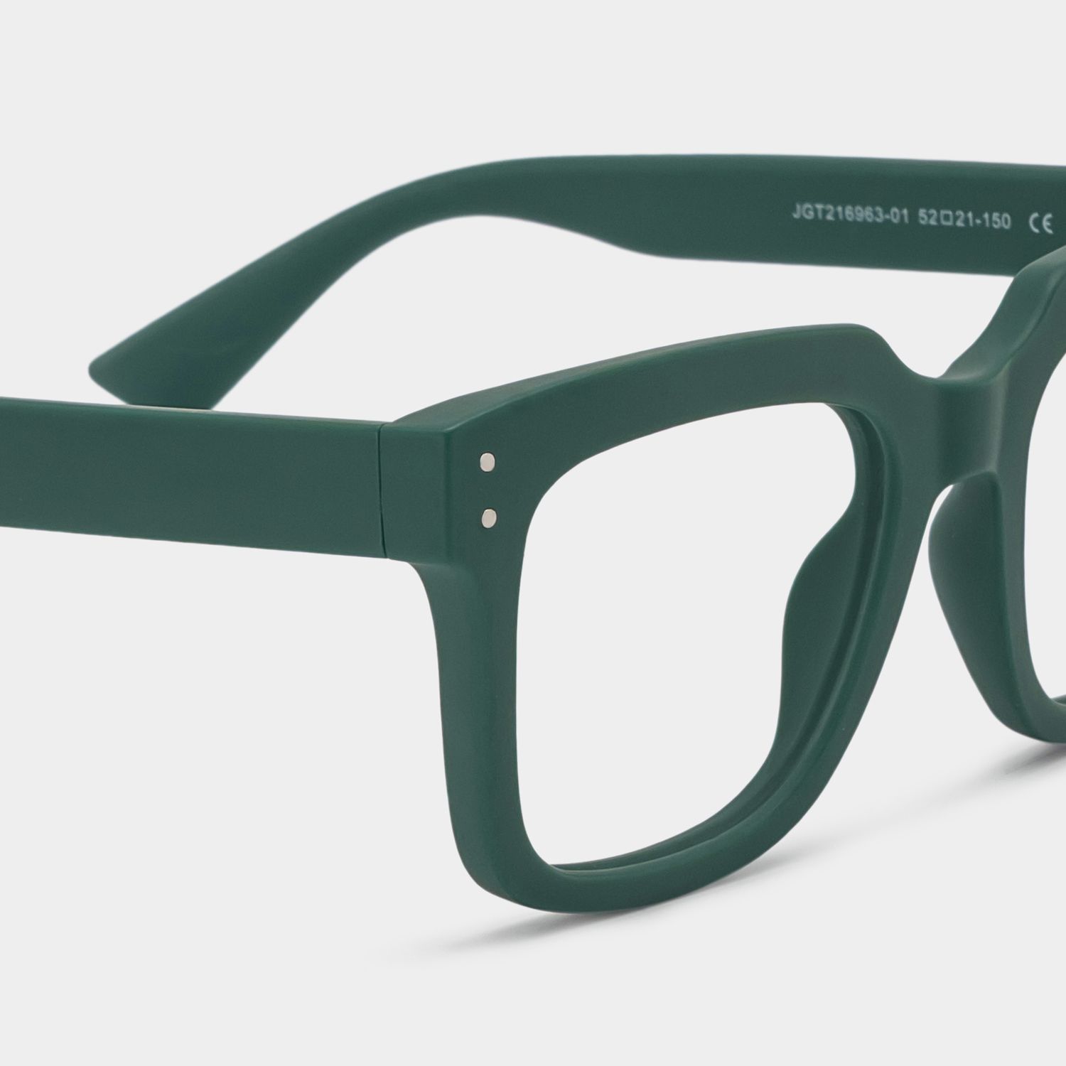 Liizbeett Grün Quadratisch Brille5