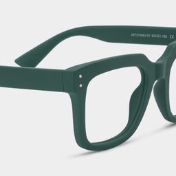 Liizbeett Grün Quadratisch Brille5