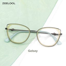 Gelsey Gelb Cateye Brille0
