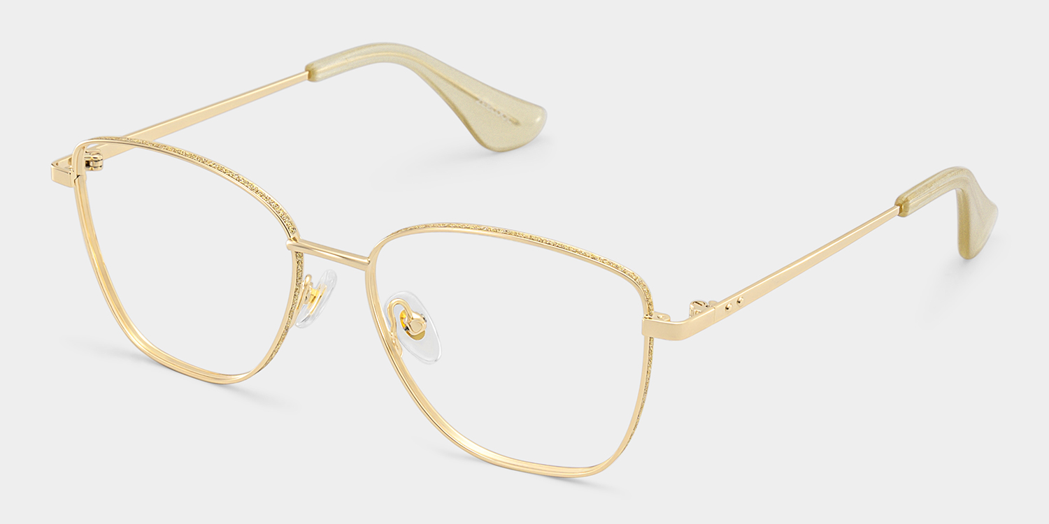 Skyler Gold Schmetterling Brille4