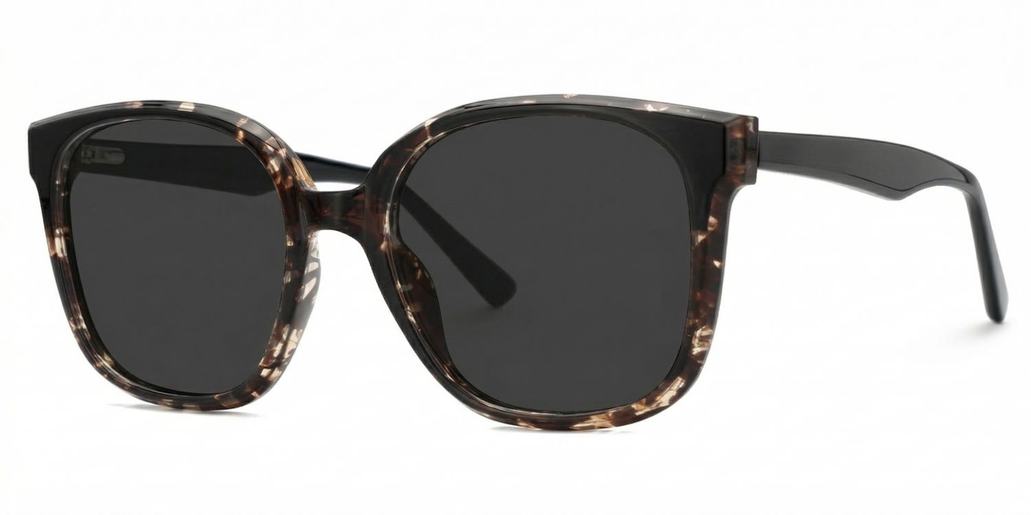 Siner Square Style in Schwarz-Tortoise Sonnenbrille | ZEELOOL2