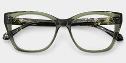 Maple Grün Schmetterling Brille3