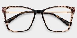 Tricee Tortoise Quadratisch Brille1