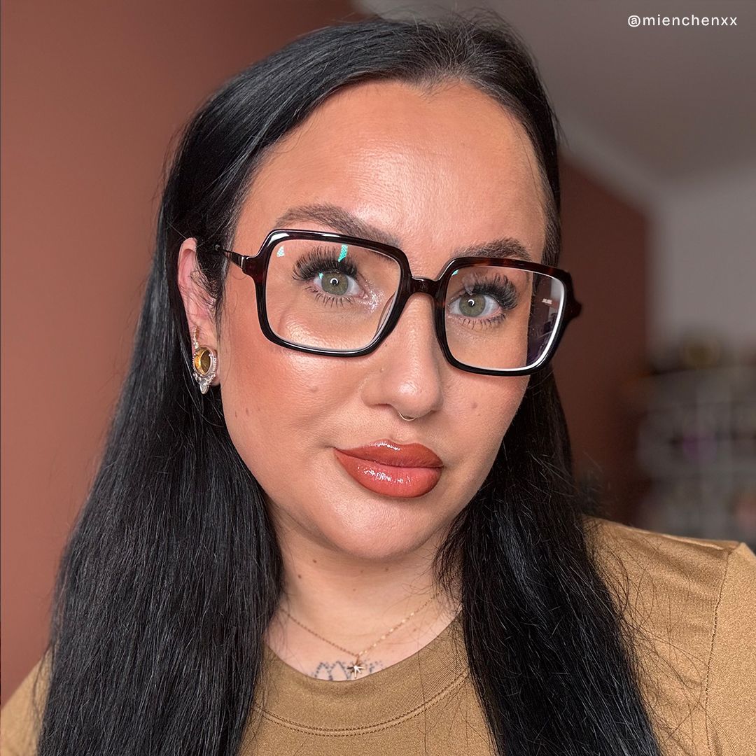 Beatrice Zweifarbig Rechteckig Brille8