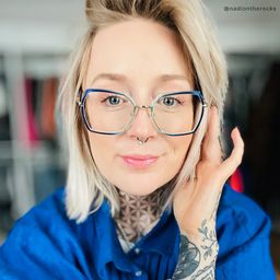 Burt Blau-Grün Rechteckig Brille5