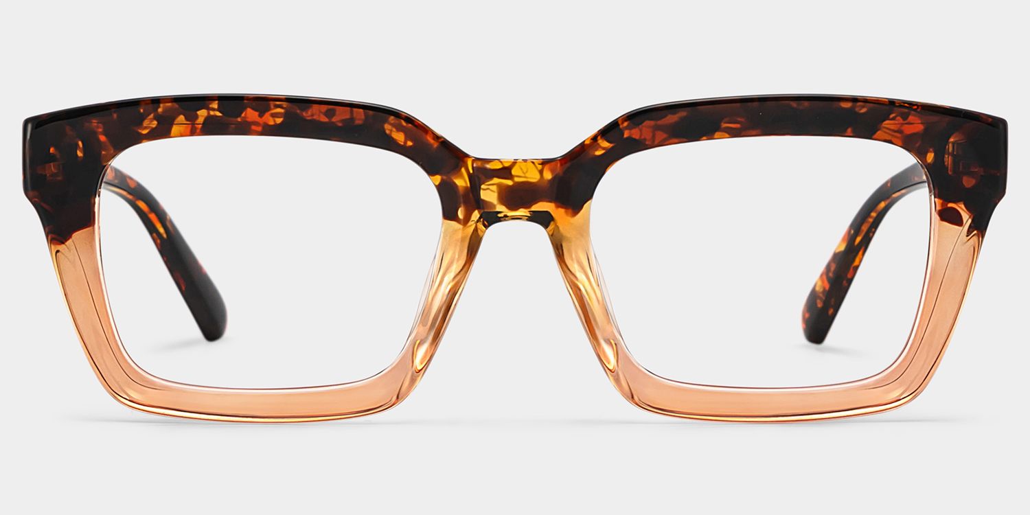 Grover Tortoise Rechteckige Brille0