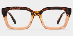 Grover Tortoise Rechteckig Brille0