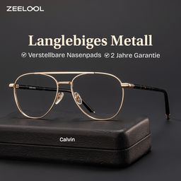 Calvin Gold Pilot Brille0