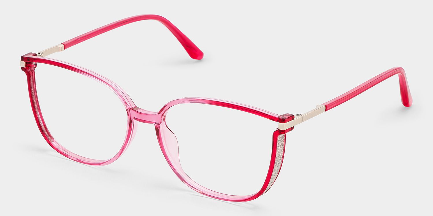 Walden Rot Quadratisch Brille5