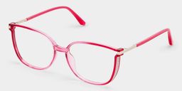 Walden Rot Quadratisch Brille5
