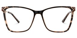 Tricee Tortoise Quadratisch Brille0