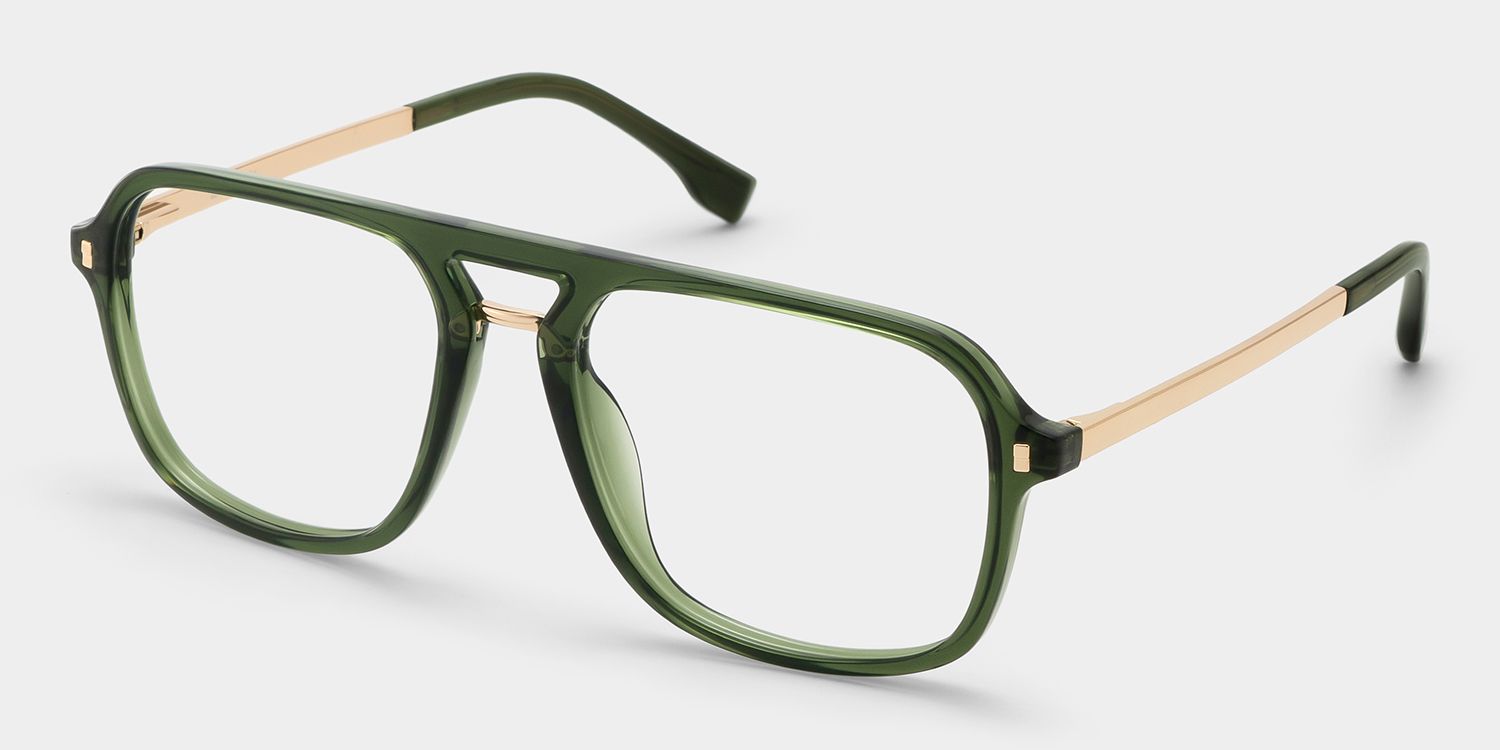 Berkeley Grün Pilot TR90 Brille4