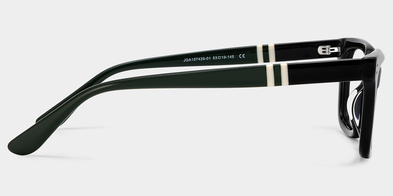 Fern Rechteckige Brille in Schwarz | ZEELOOL5