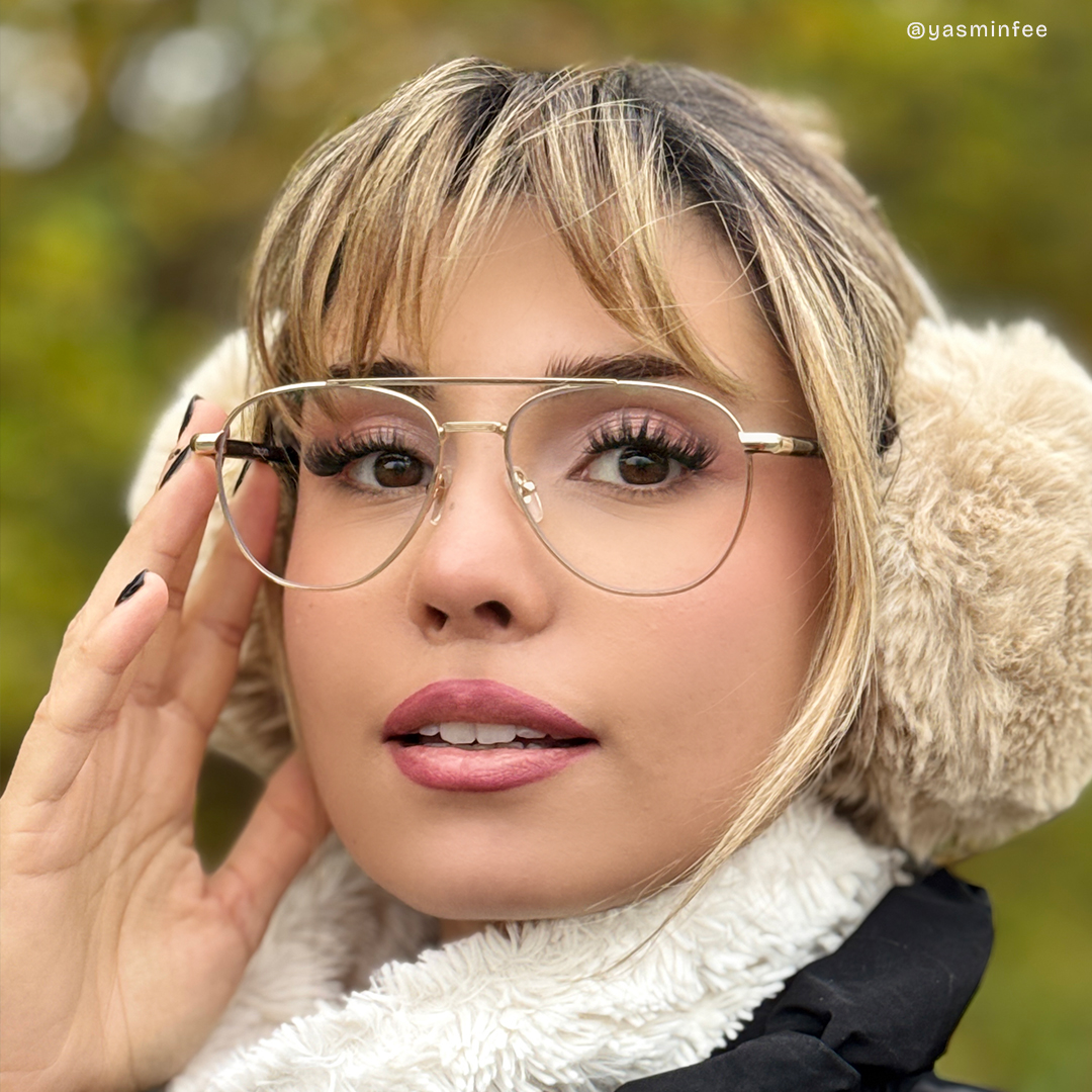 Calvin Gold Pilot Brille6