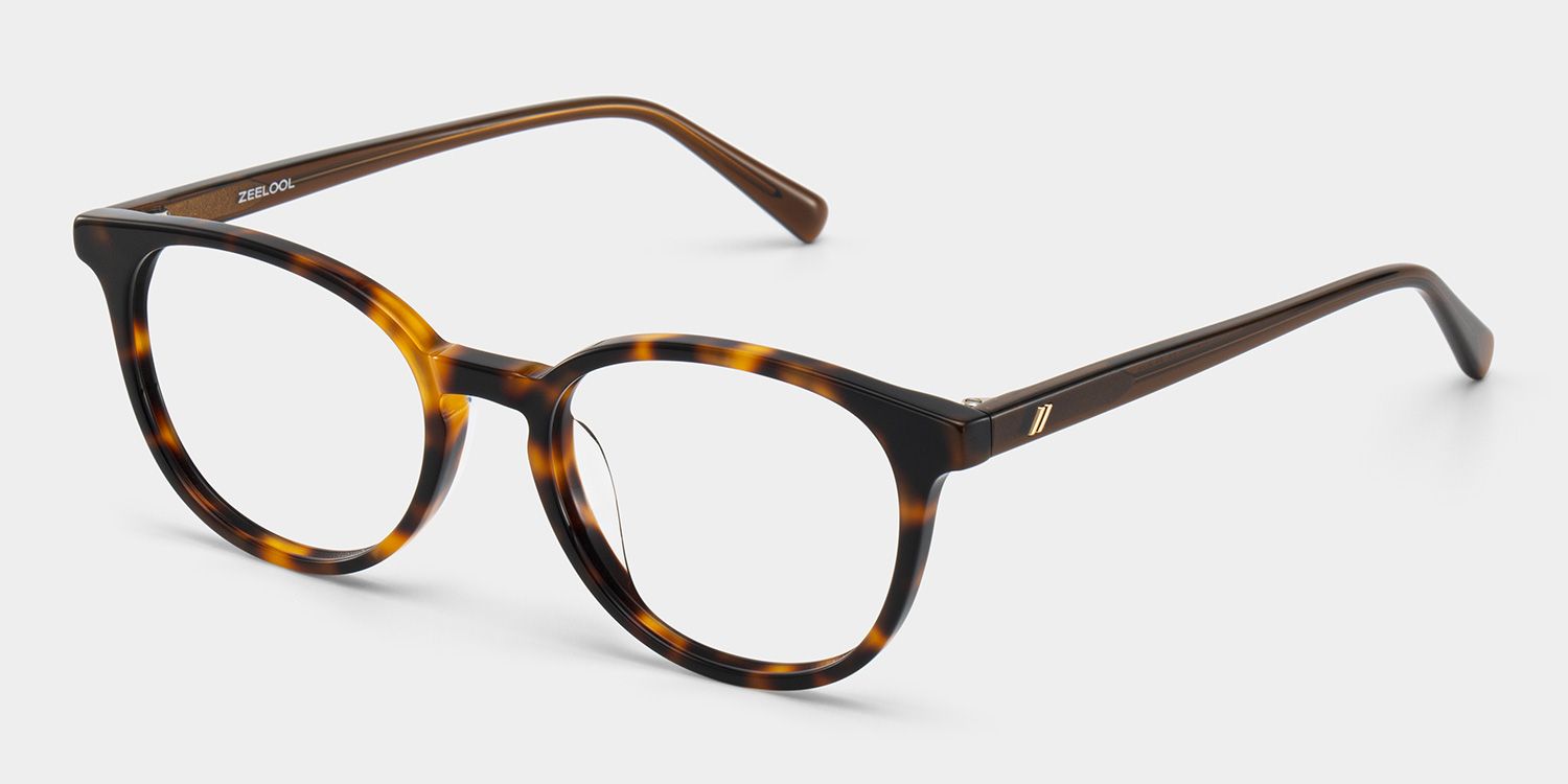 Allison Tortoise Rund Brille4