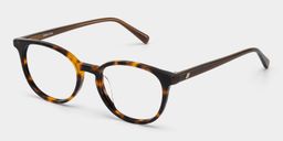 Allison Tortoise Rund Brille5