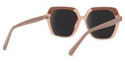Norah Champagne Geometrische Brille3