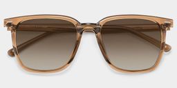 Eliza Braun Quadratisch Sonnenbrille1