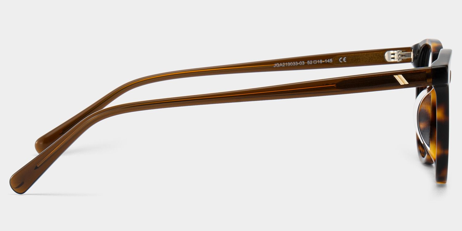 Allison Tortoise Rund Brille5