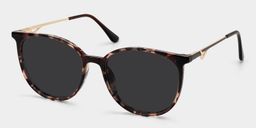 Babbage Schwarz-Tortoise Rund Sonnenbrille2