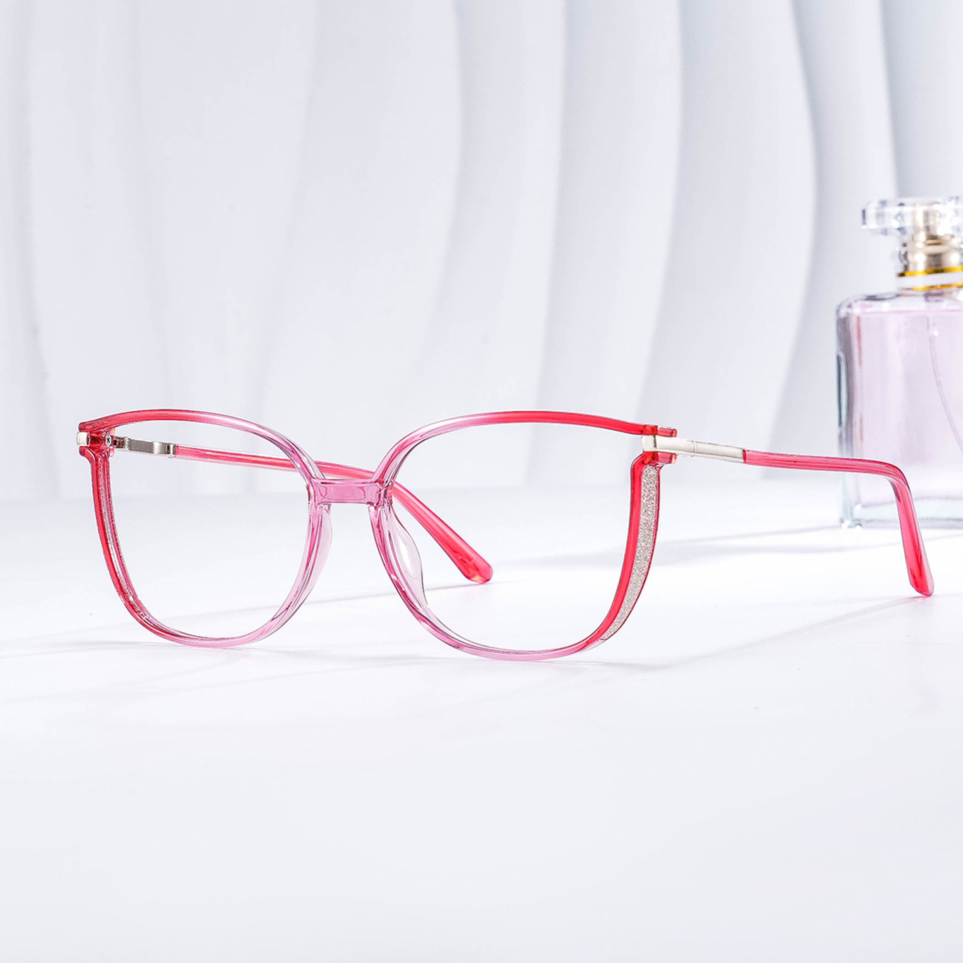 Walden Rot Quadratisch Brille2