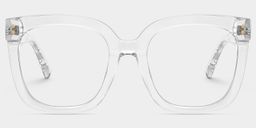 Nada Klar Quadratisch Brille1