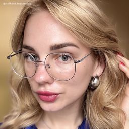 Qusay Silber Rund Brille6