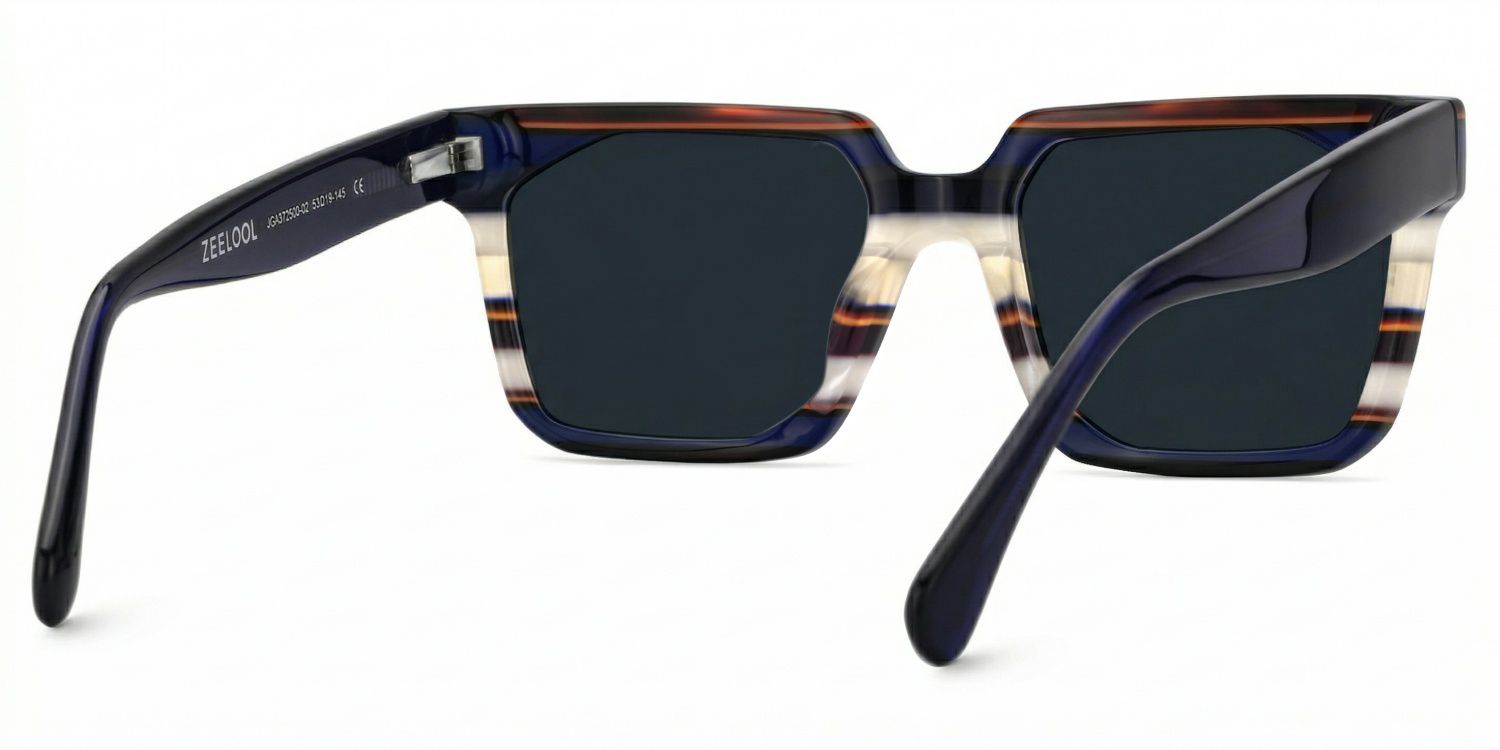 Laguer Blau Rechteckig Brille4