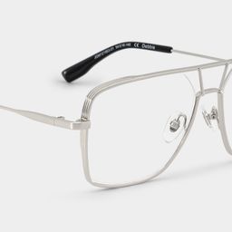 Eckige Pilotenbrillen mit markanter Grafiknote.5