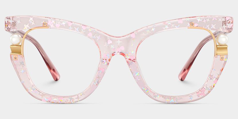 Pearl Rosa Cateye Brille