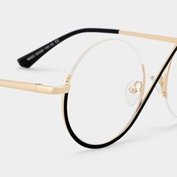 Alina Schwarz Rund Brille7