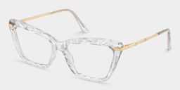 Juliet Klar Rechteckig Brille2