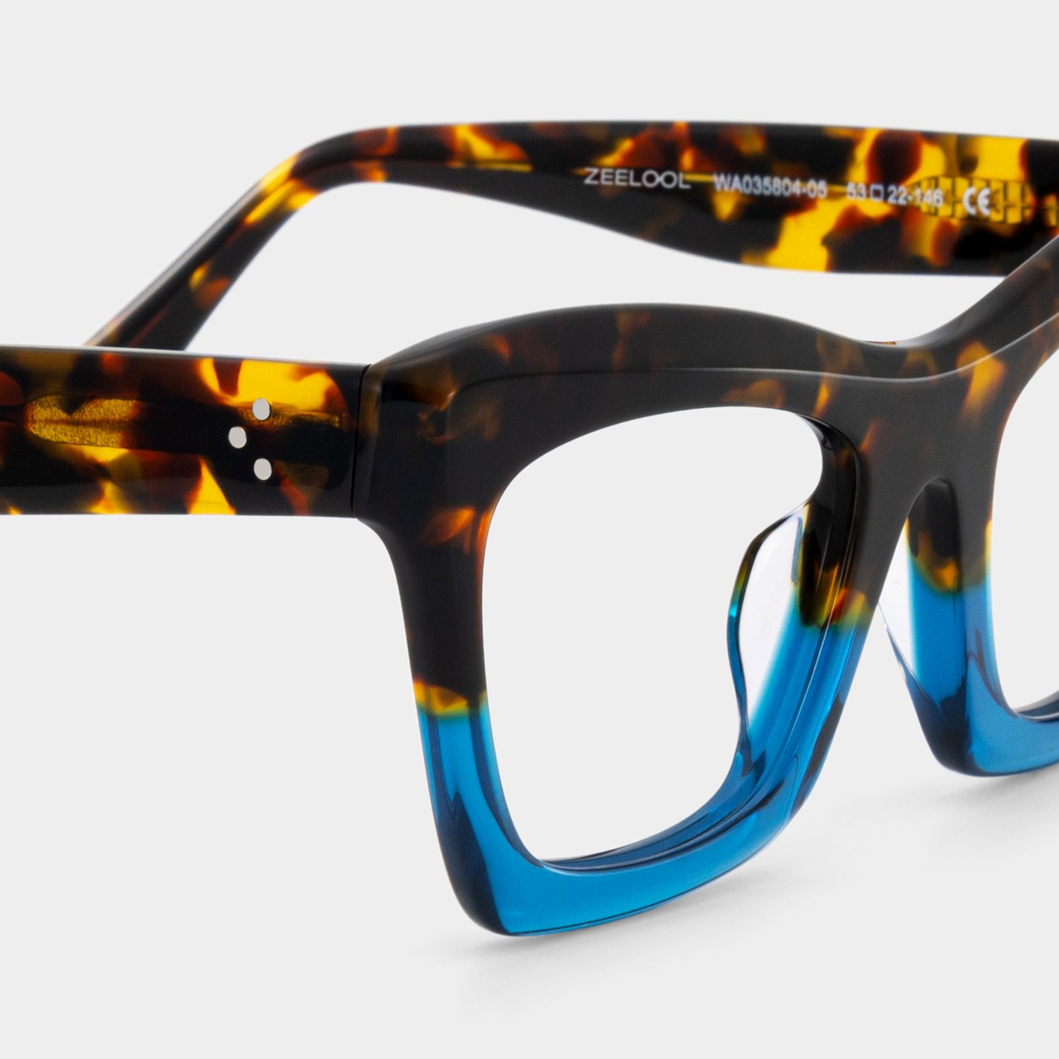 Benitez Blau-Tortoise Quadratisch Brille4